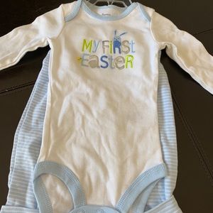 New My First Easter 6month onsie w/ pants
